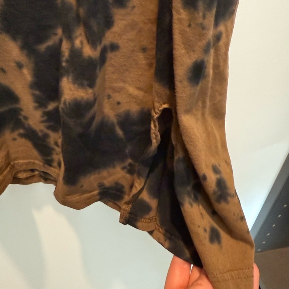 Pact Brown Tie-Dye Women's Dress - Picture 2 of 3